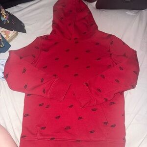 Nike Red All-Over LogoHoodie